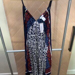 Tommy Bahama Womens Ikat Diamonds scarf/maxi dress.